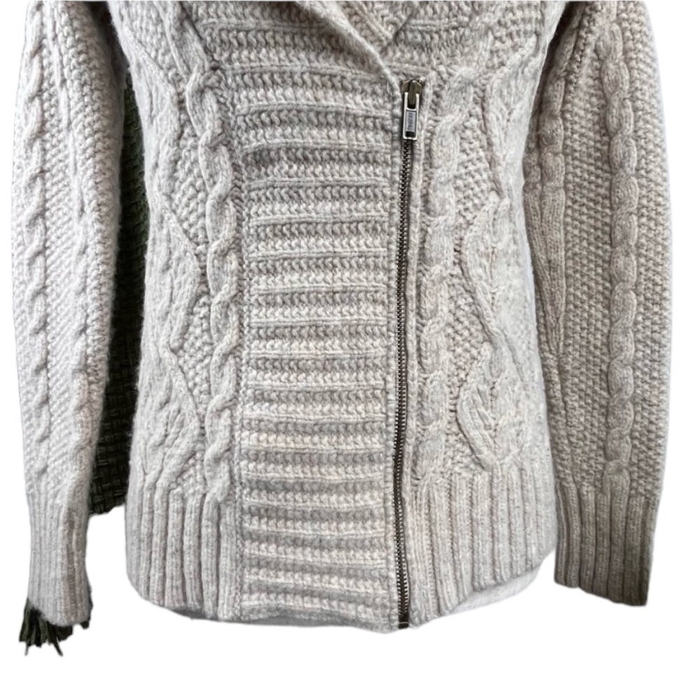 Eddie Bauer Wool Blend Asymmetrical Cardigan Sweater. Size S #153 - Picture 4 of 7